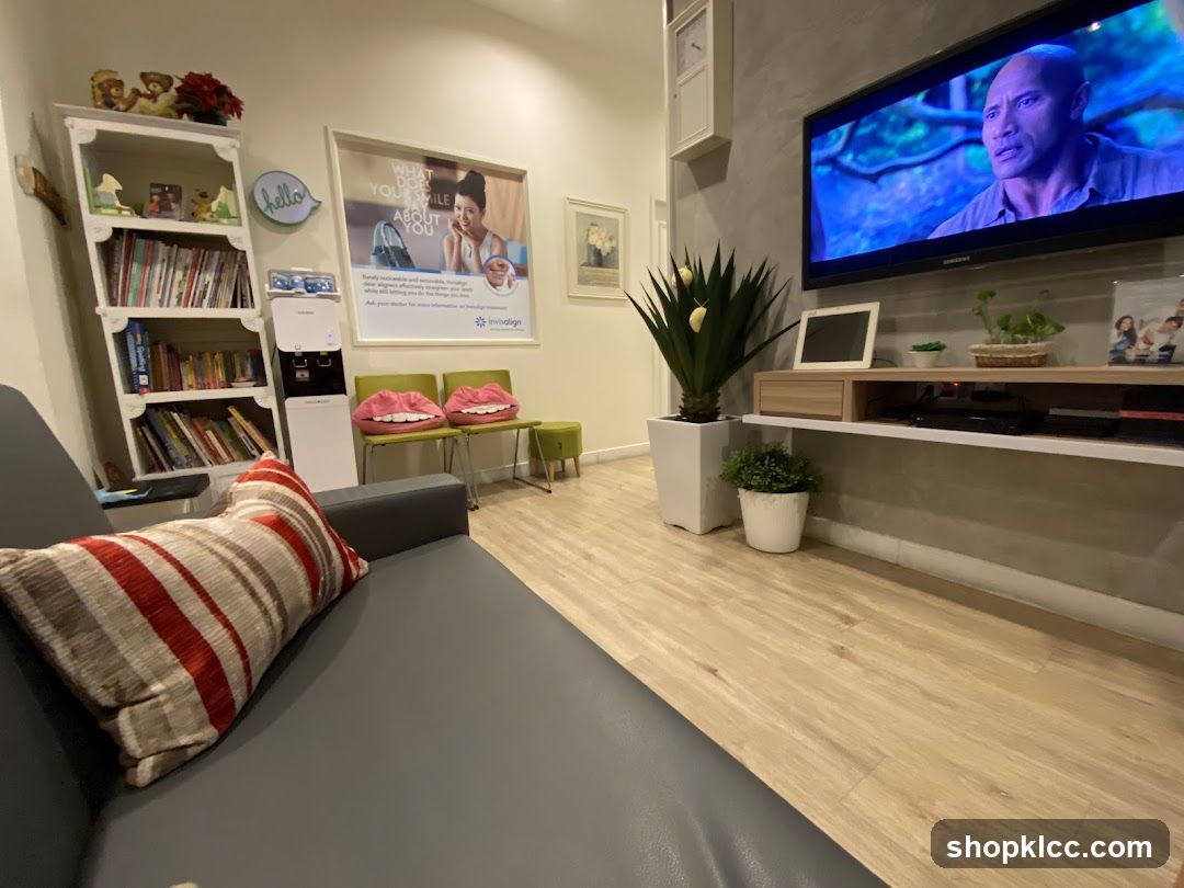 Dental office waiting room