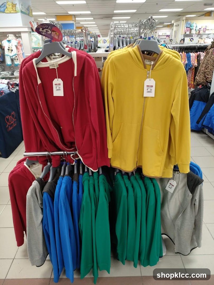 Hoodies on Display