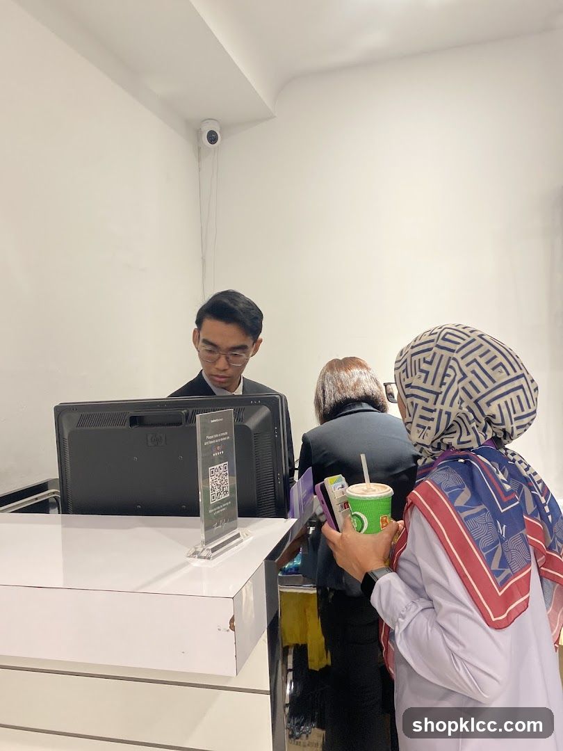 Customer at Counter