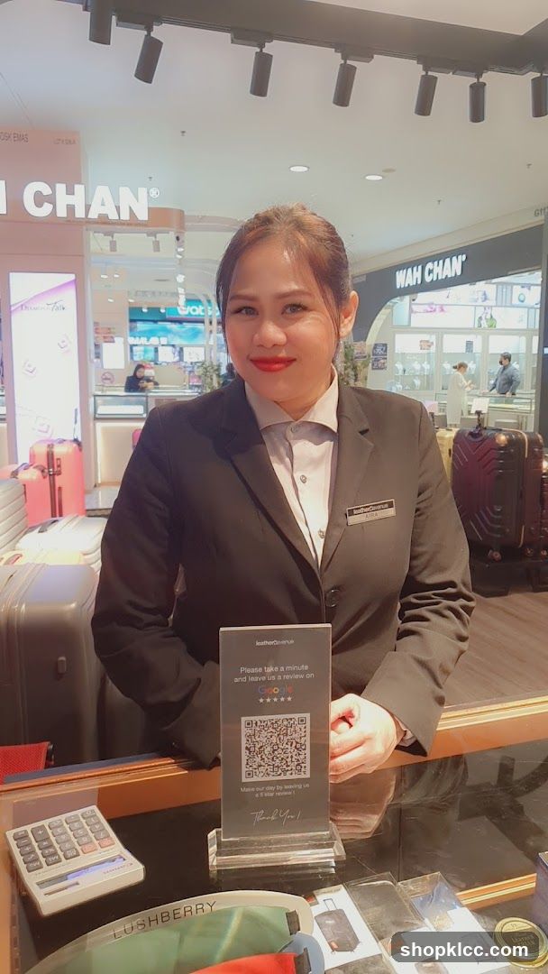Staff Member at Counter
