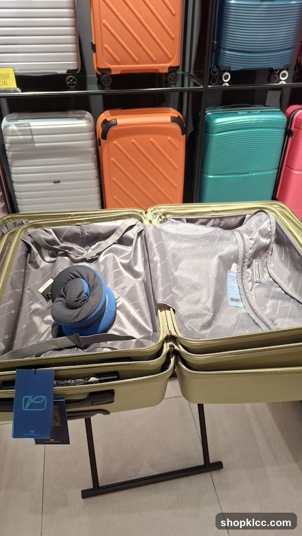 Suitcase Display in Store
