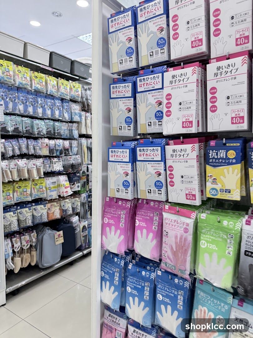 Disposable Gloves Display