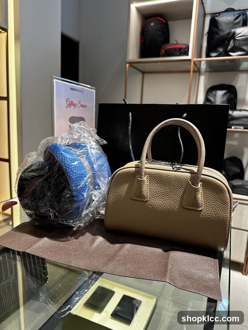 Handbag Display with Accessories