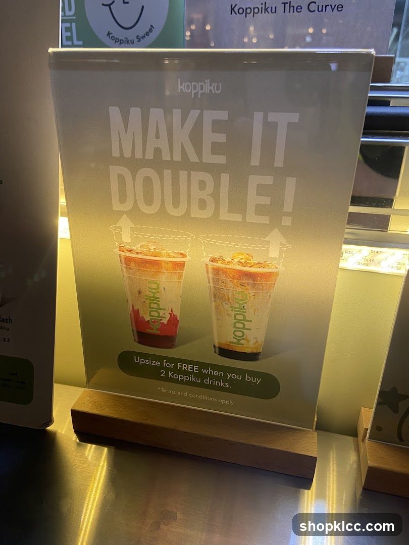 Koppiku "Make It Double" Promotion