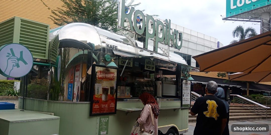 Food truck with signage