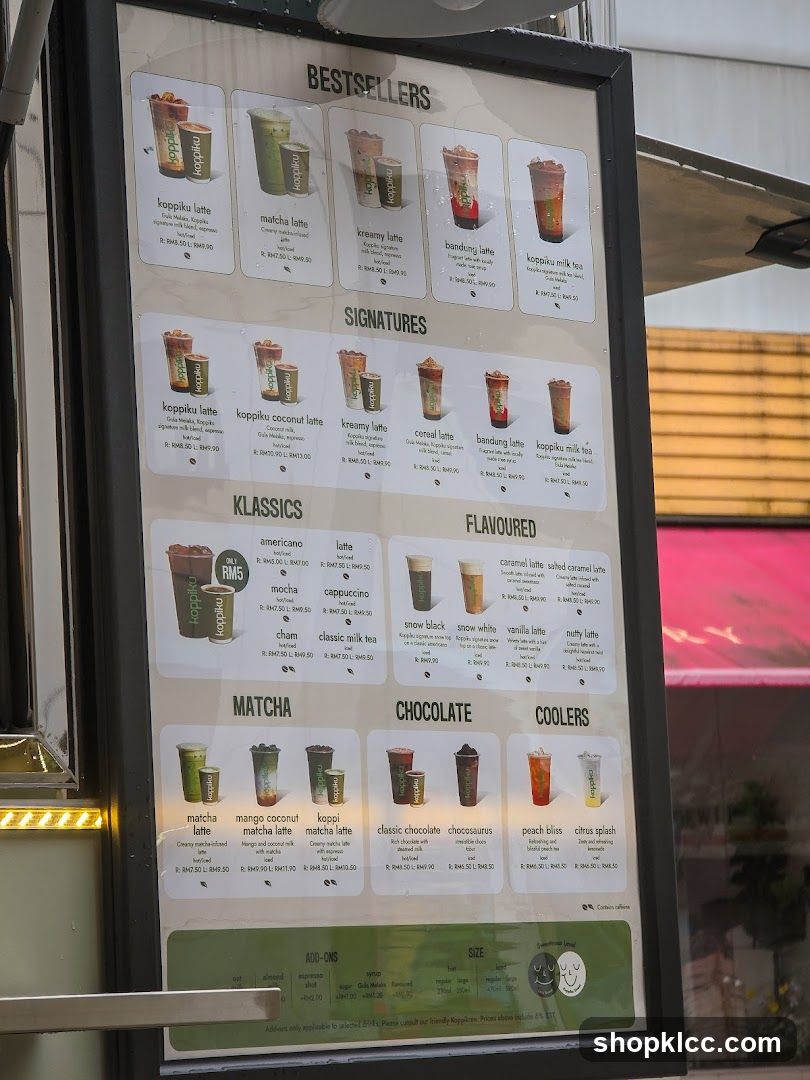 Koppiku Menu