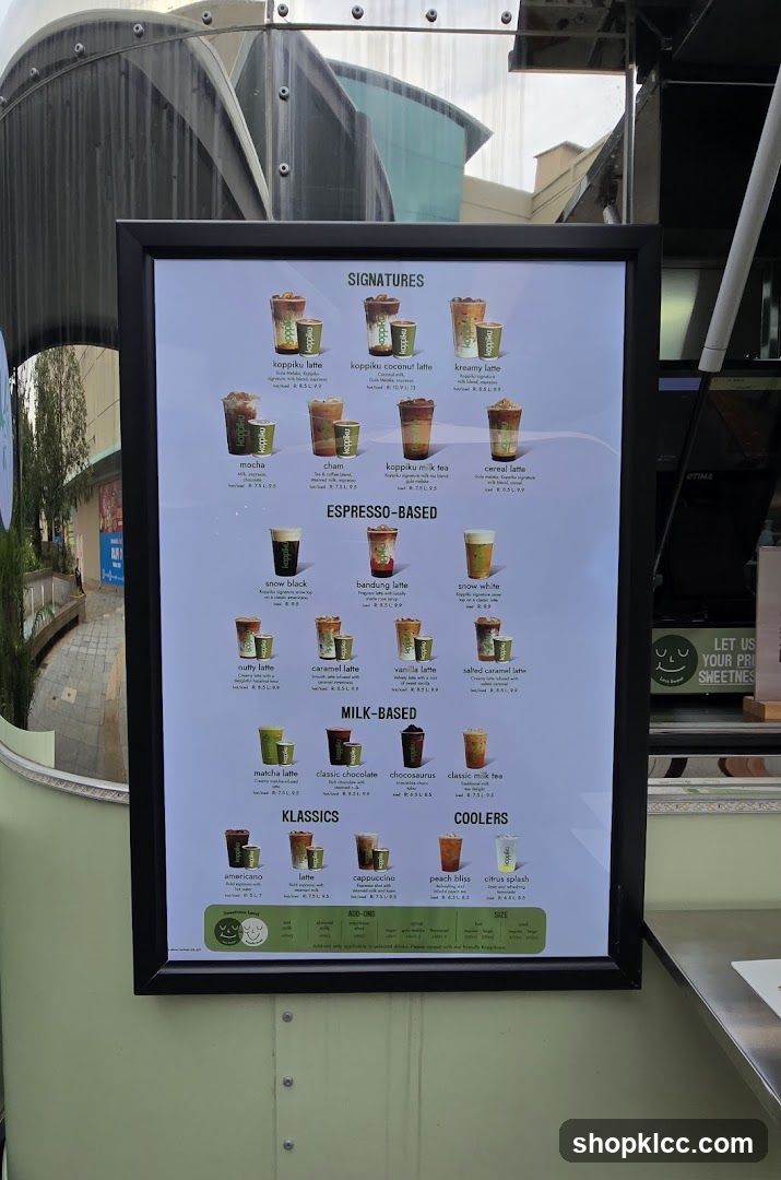 Koppiku Menu