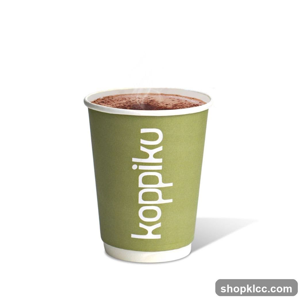 Hot Beverage in a Branded Cup