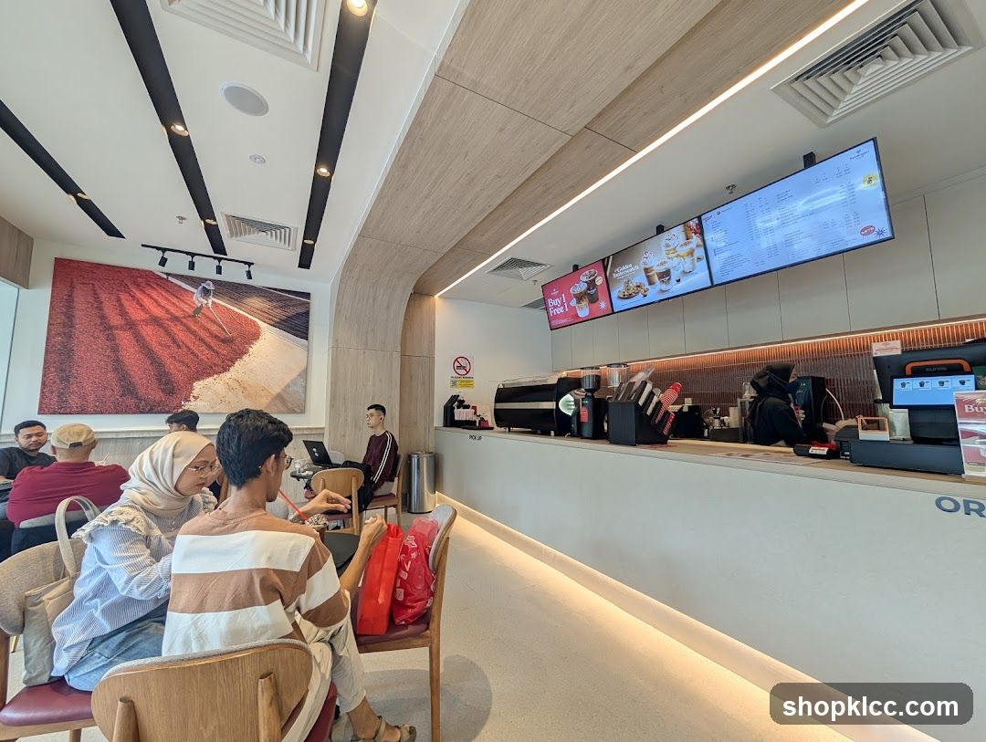 Cafe Interior with Menu Boards