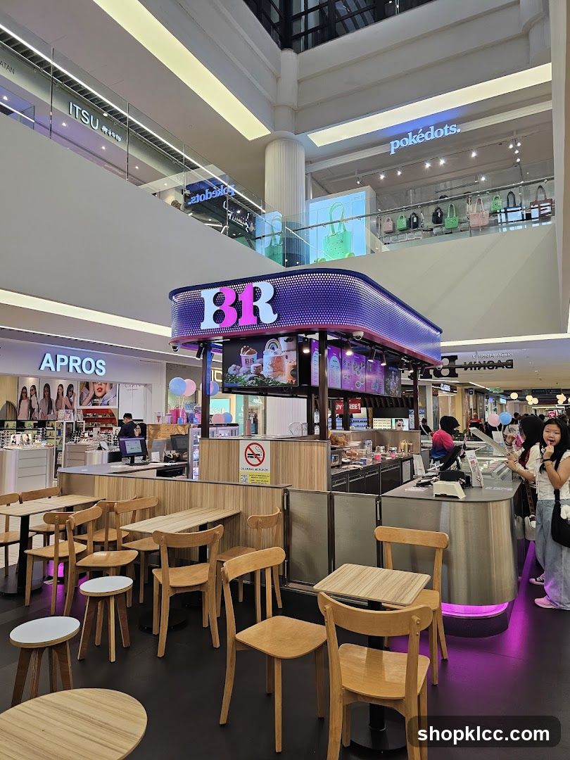 Ice Cream Shop Counter and Seating