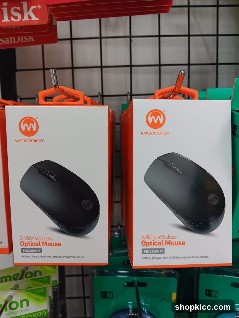 Microdigit Optical Mouse Packaging