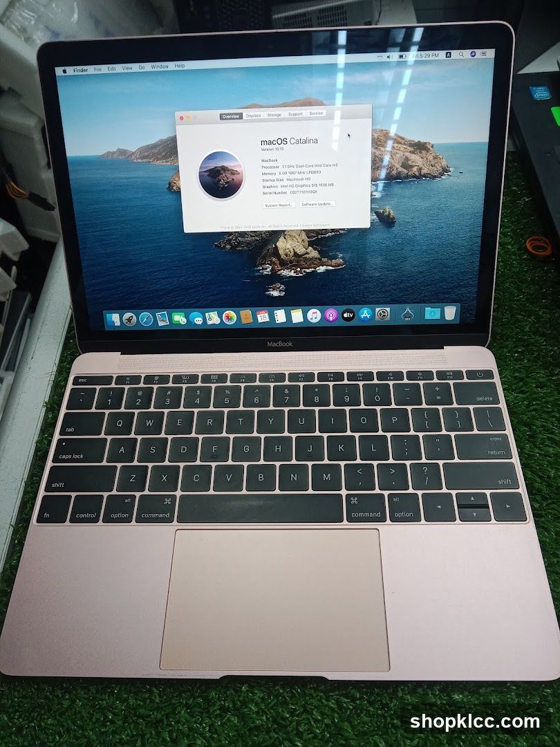 MacBook with macOS Catalina