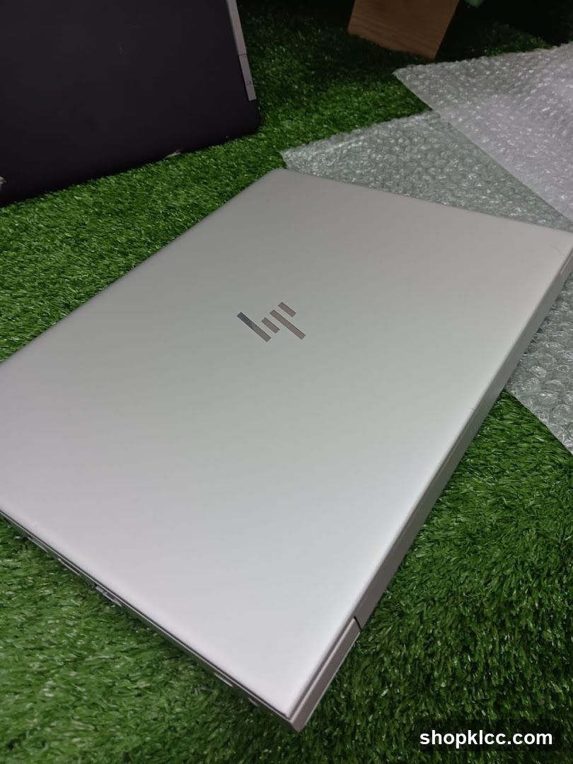 Silver HP Laptop