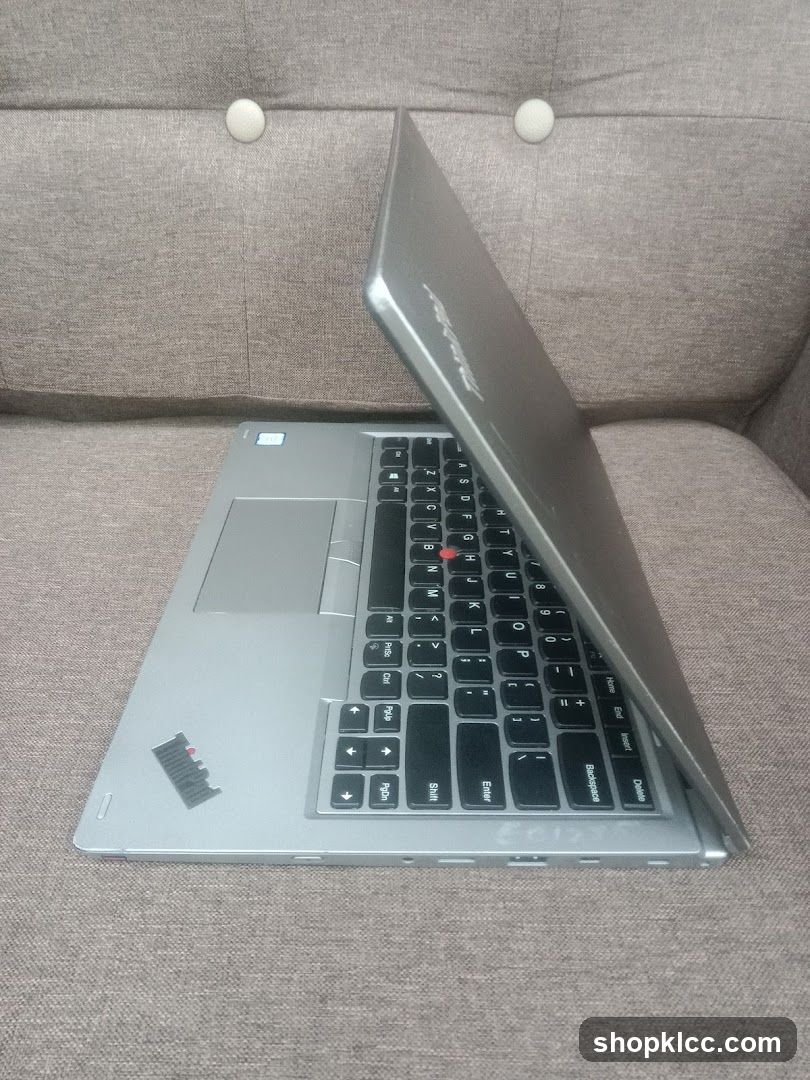 Laptop on a Couch