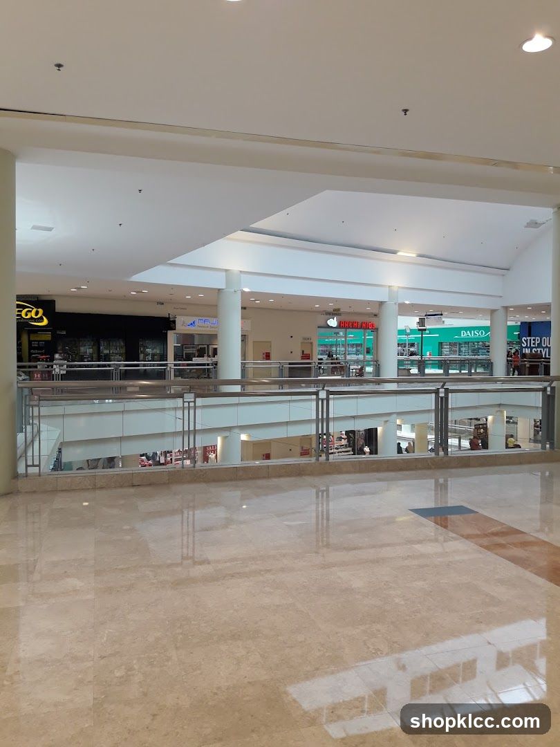 Mall Interior with Shops