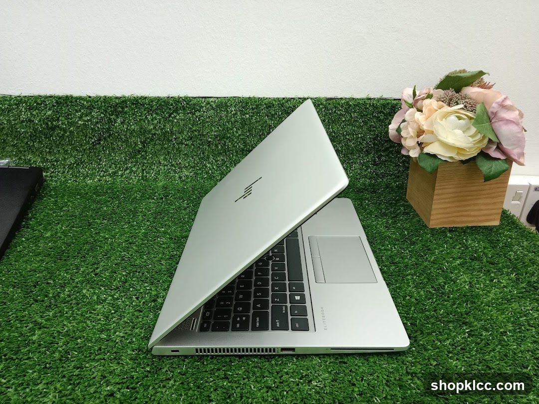 Silver HP EliteBook Laptop