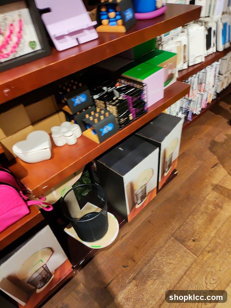 Store Shelves with Various Products
