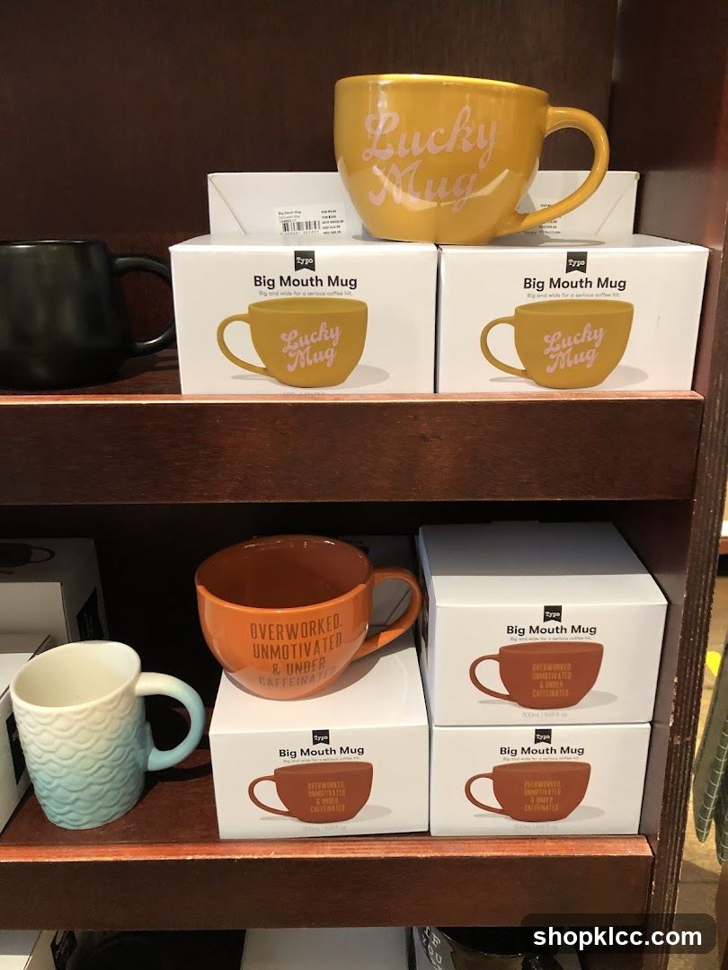 Mugs on Display