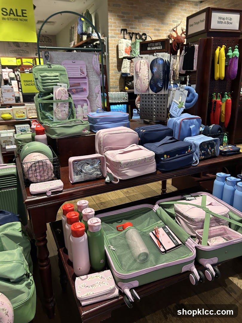 Travel Accessories Display
