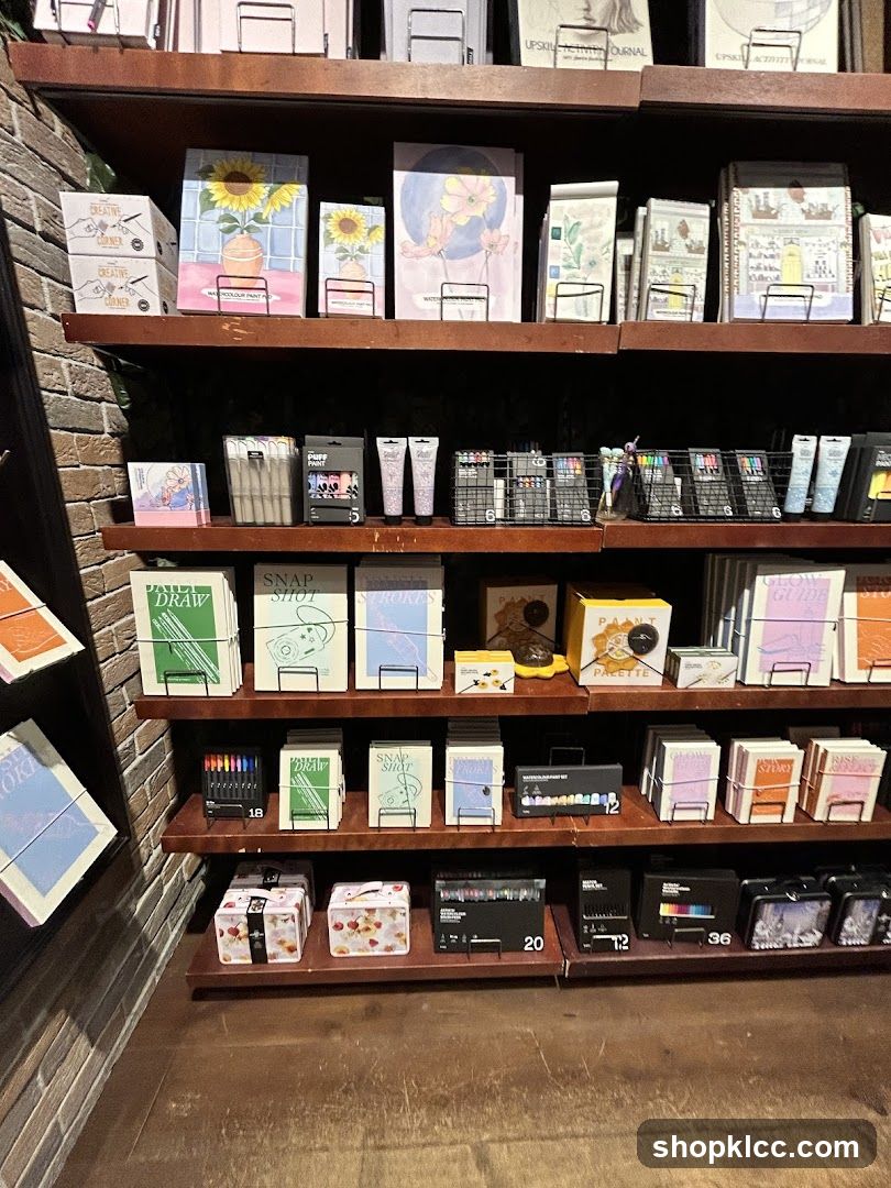 Art Supplies Display