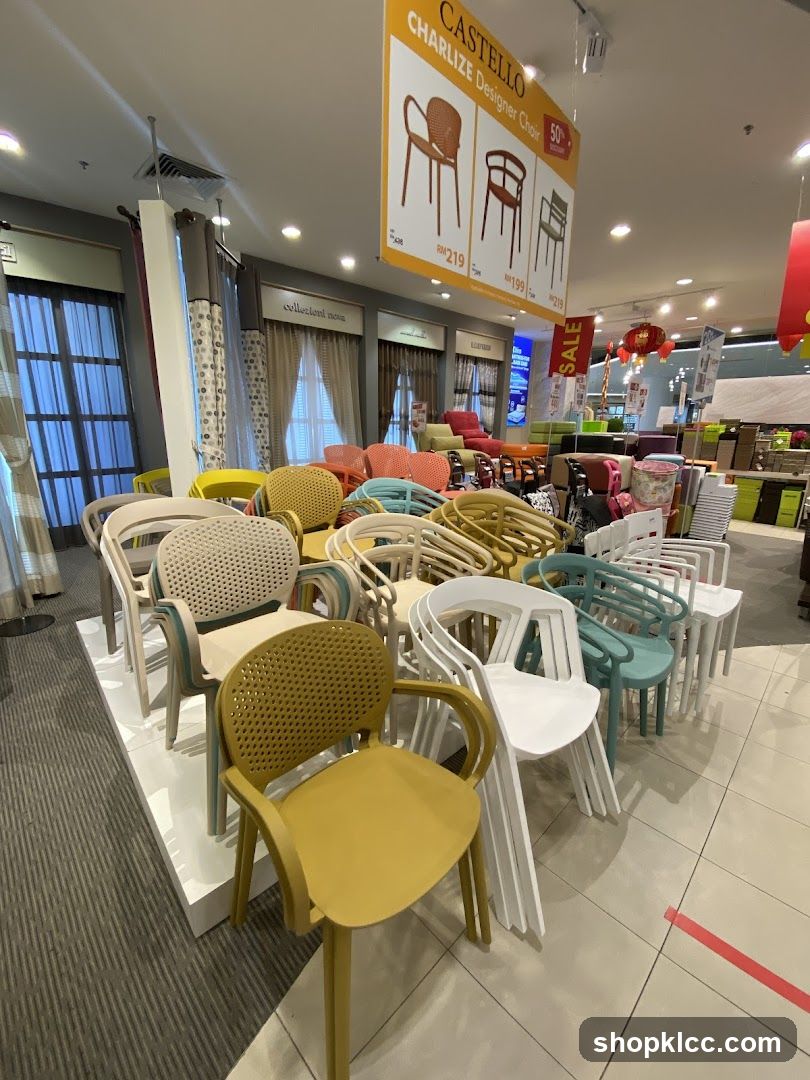 Chairs on Display