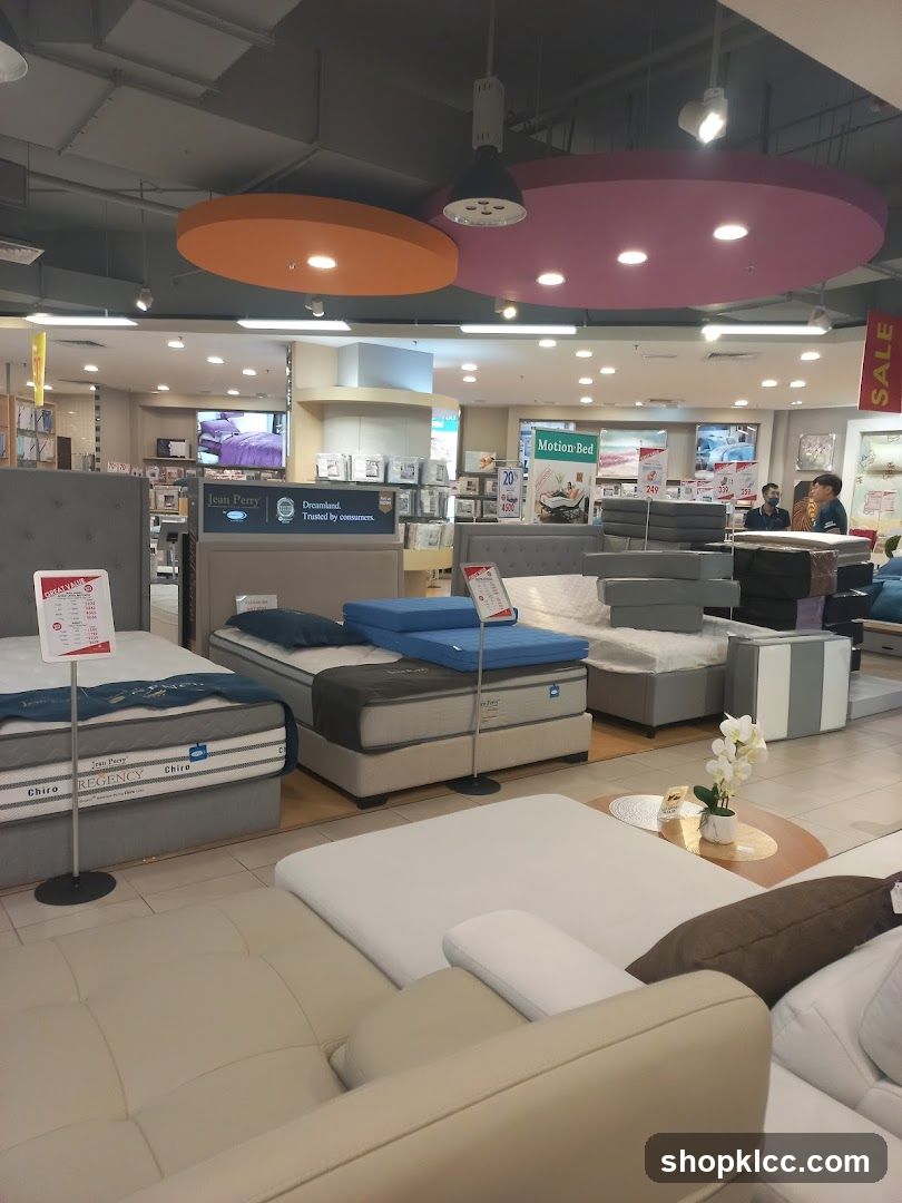 Mattress Store Interior