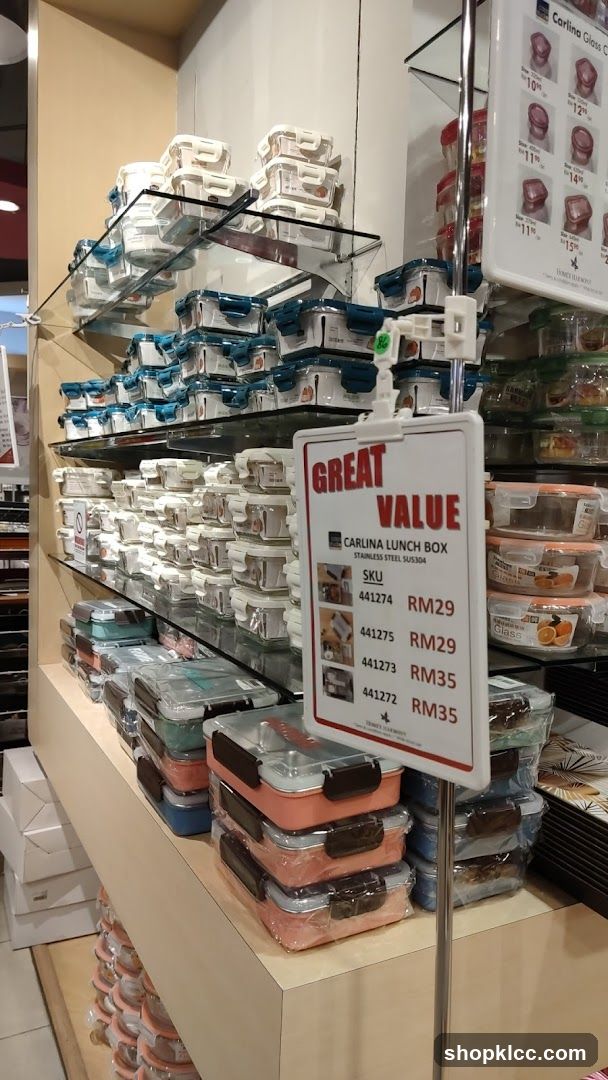 Storage Containers Display