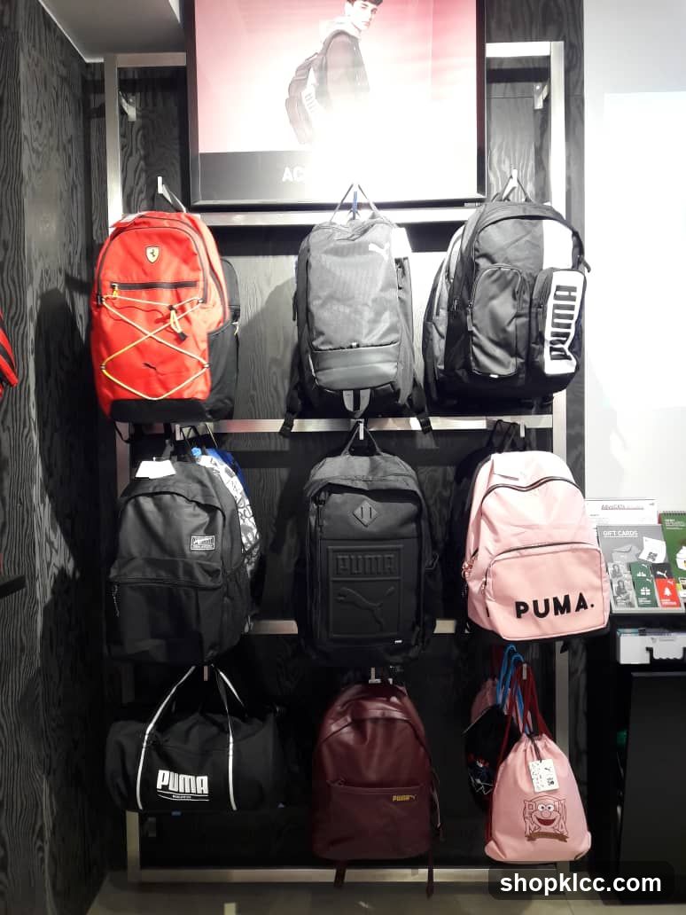 Puma Backpack Display