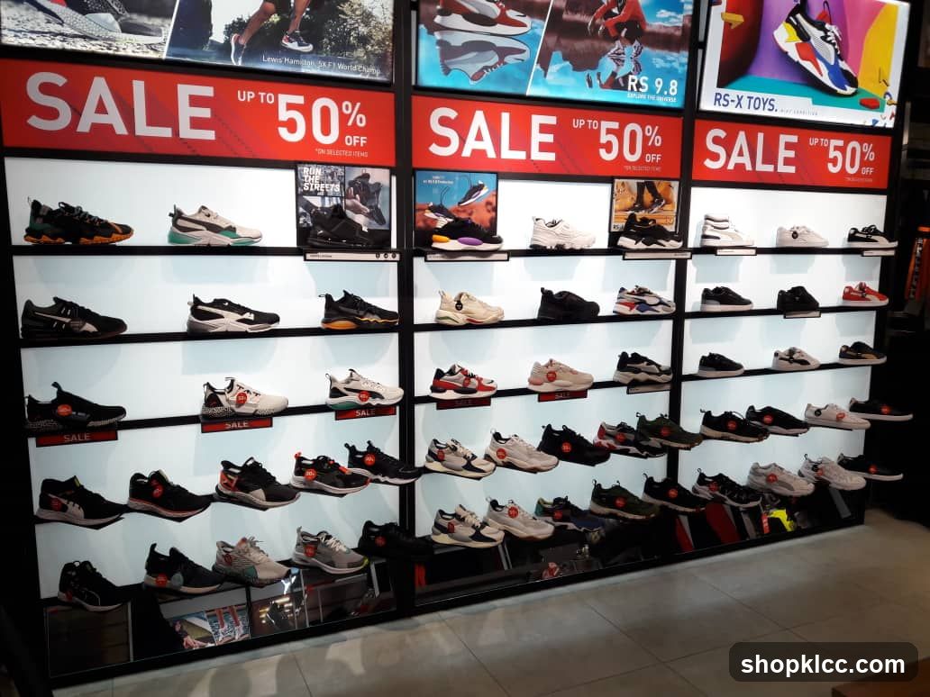 Shoe Sale Display