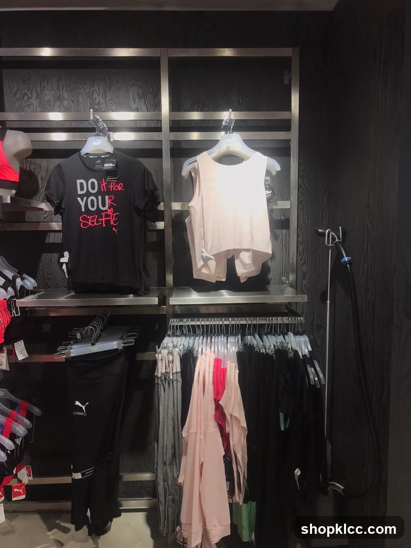 Athletic Apparel Display