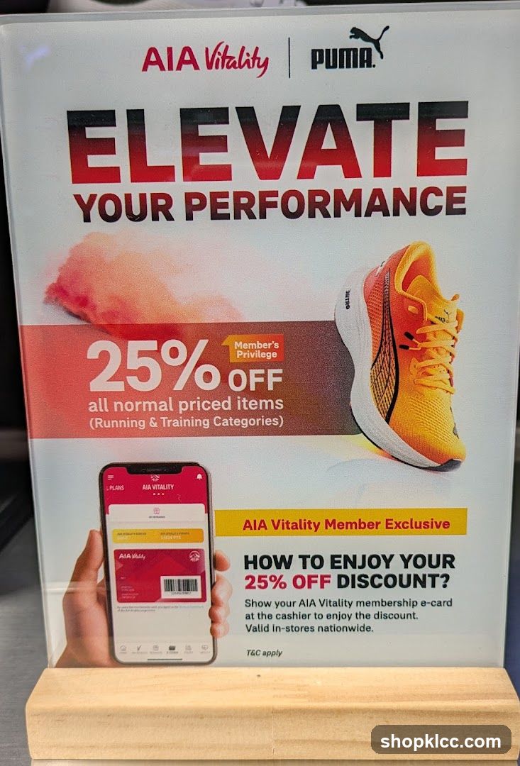 AIA Vitality x Puma Promotion