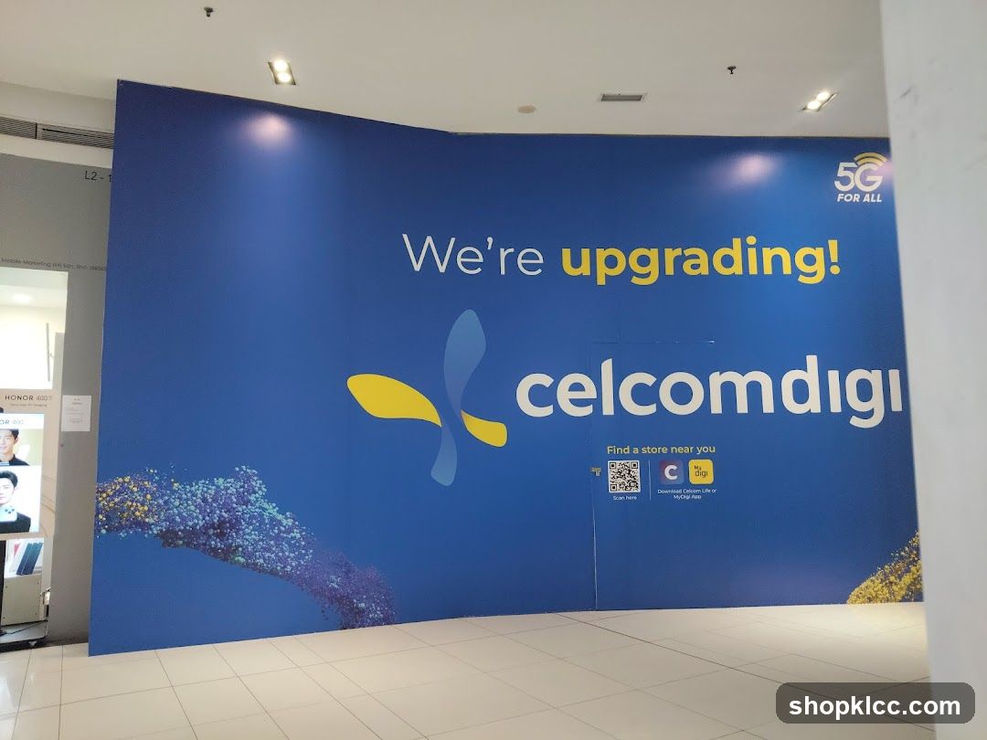 CelcomDigi 5G Upgrade Advertisement