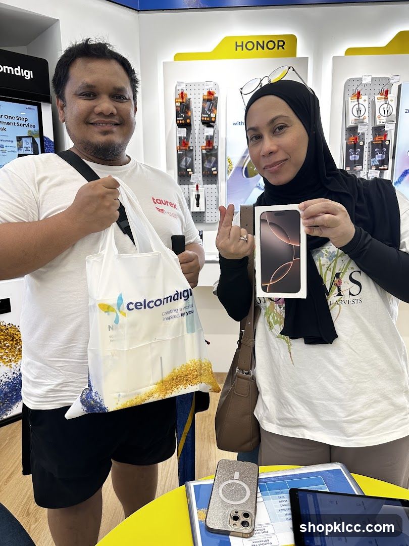 Customers with a new phone