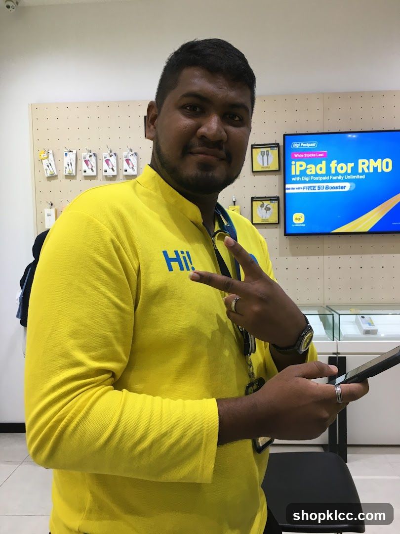 Man in Yellow Shirt