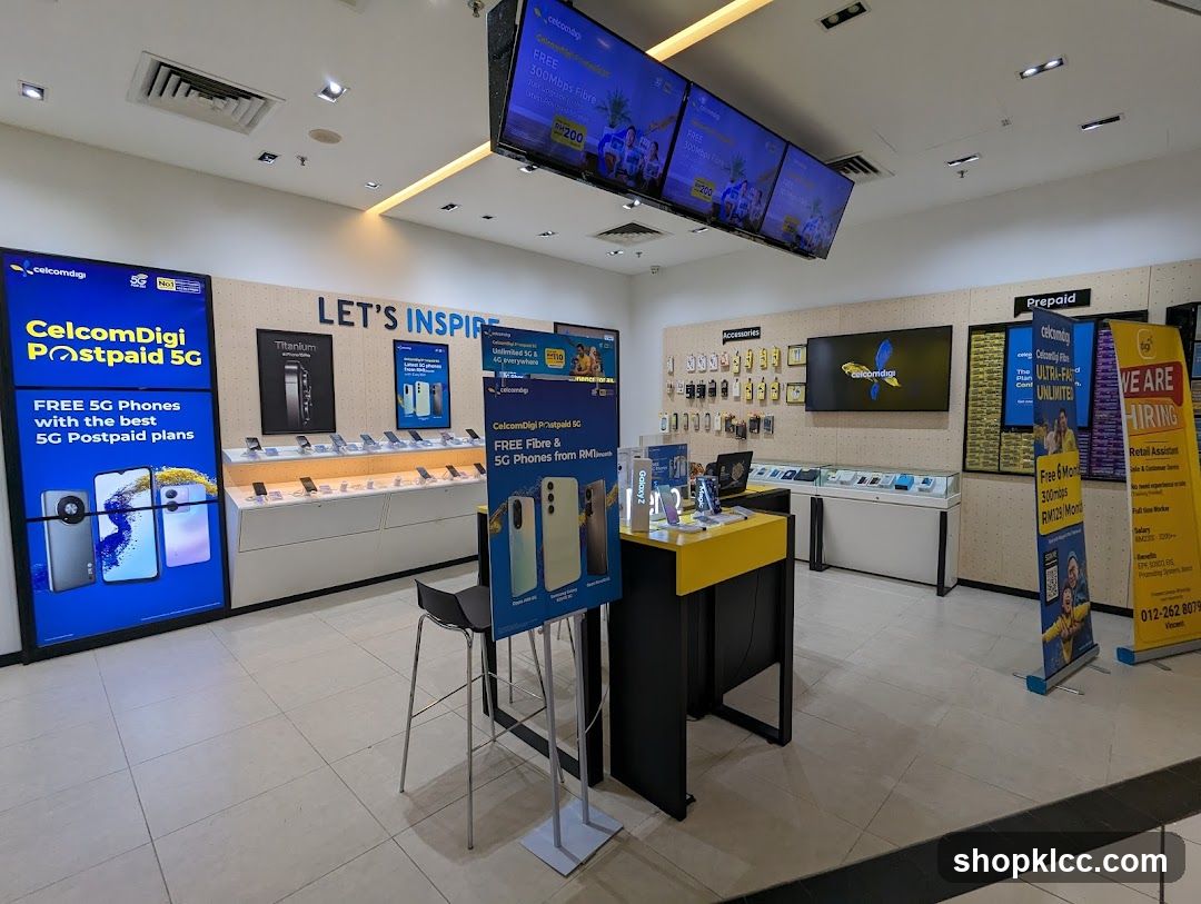 CelcomDigi Store Interior