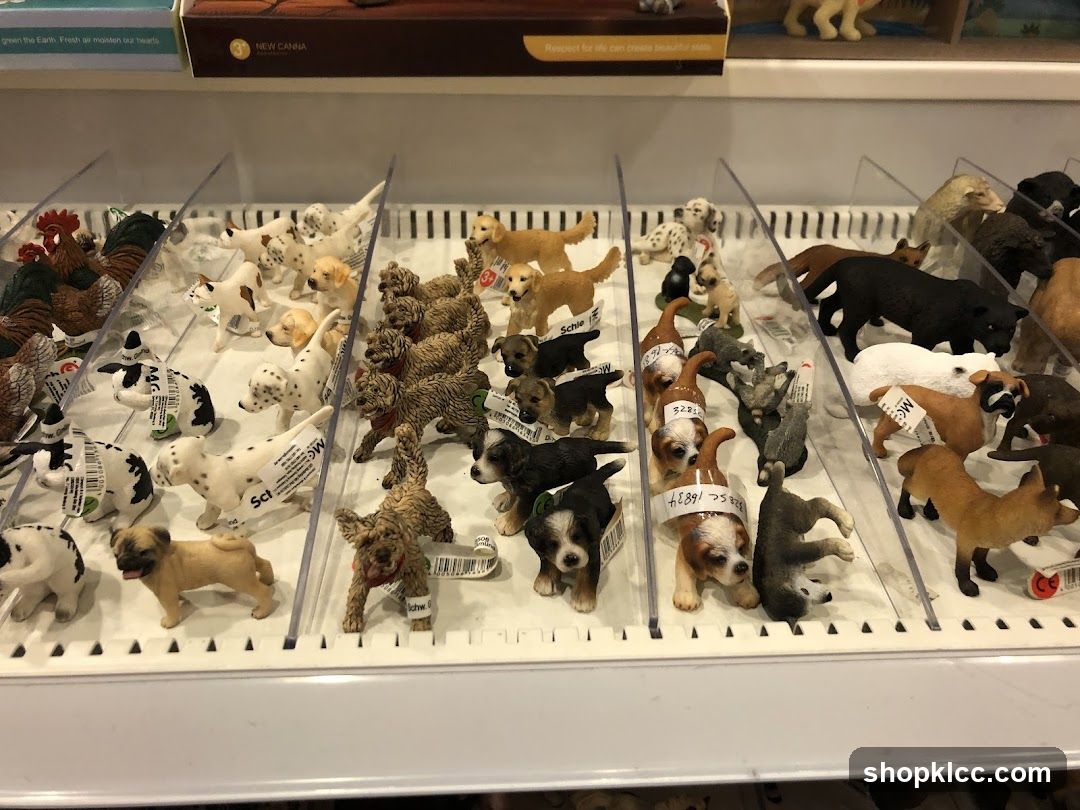 Dog Figurines Display