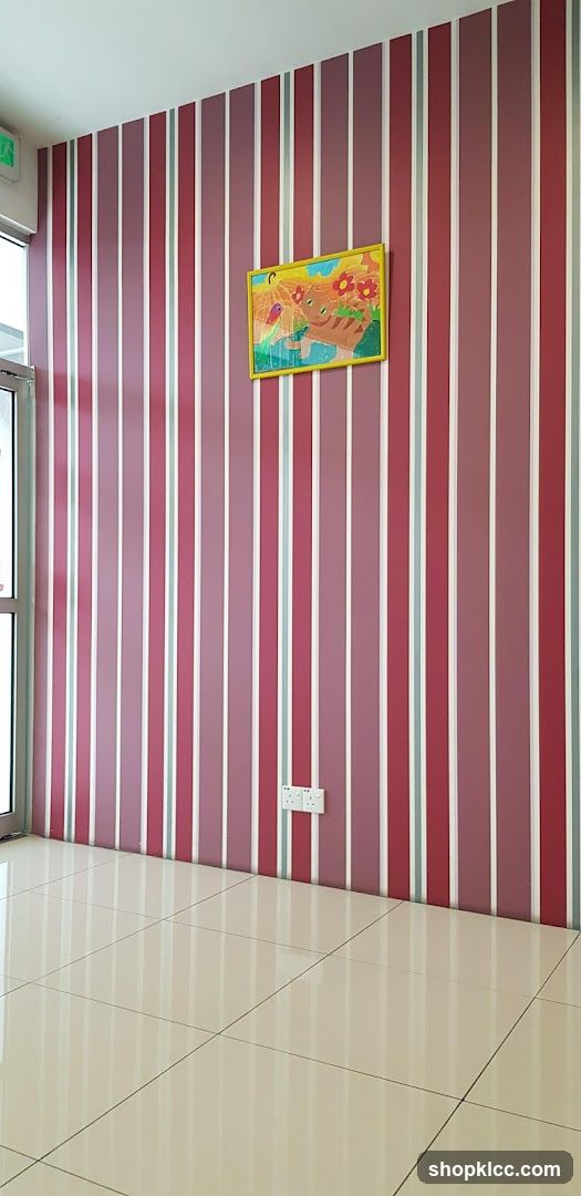 Striped Wall Interior
