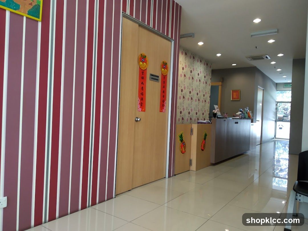 Interior of a clinic or medical center