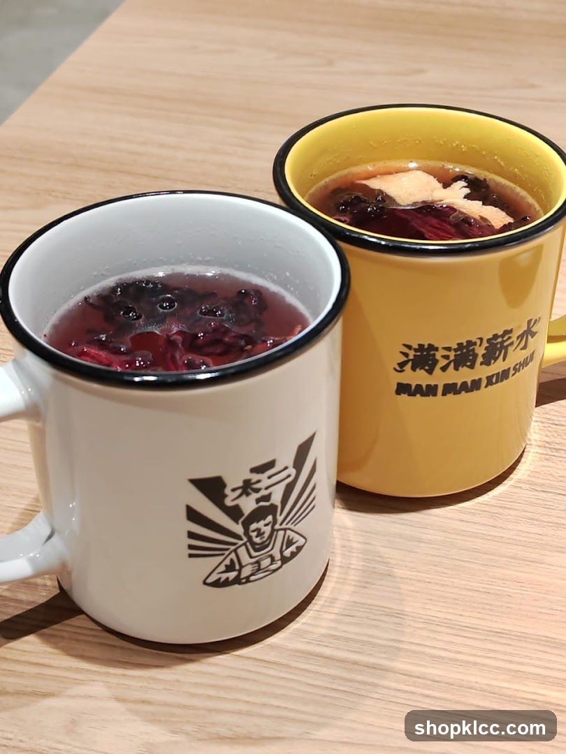 Two Mugs of Herbal Tea
