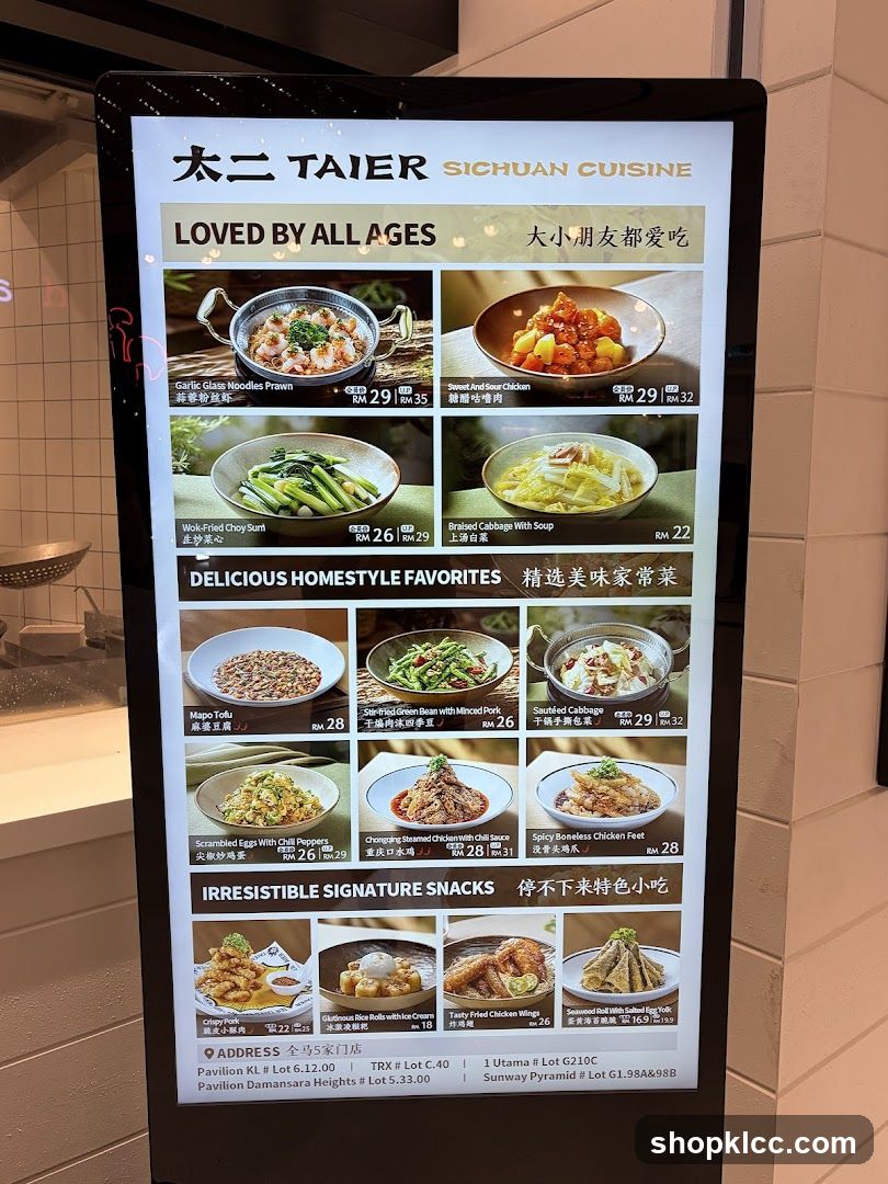 TAIER SICHUAN CUISINE
