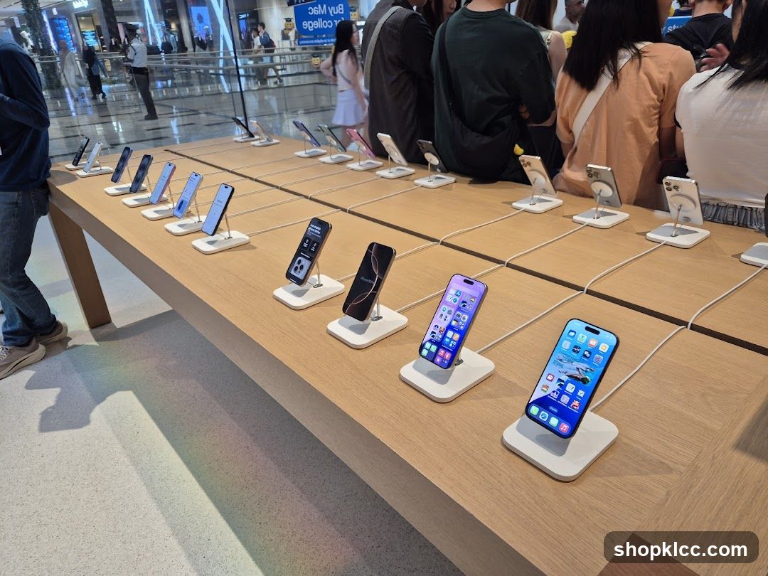 Smartphones on Display