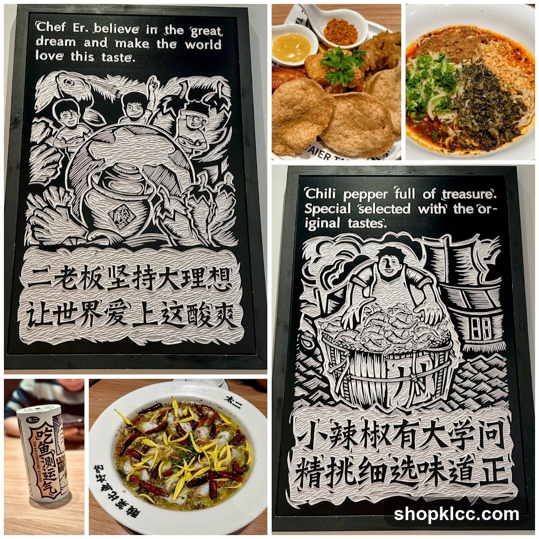 Restaurant Decor and Food