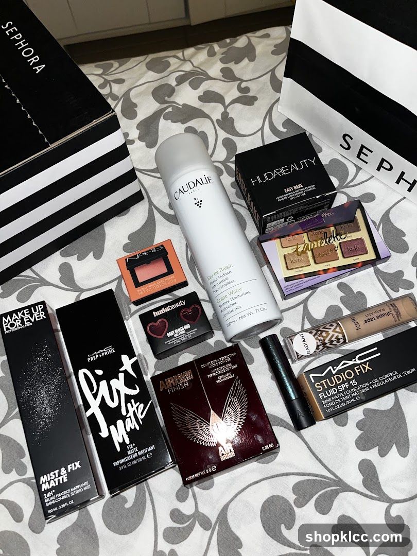 Assortment of Makeup Products