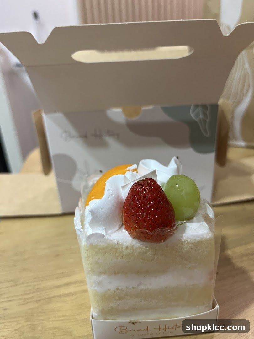 Slice of Cake with Fruit