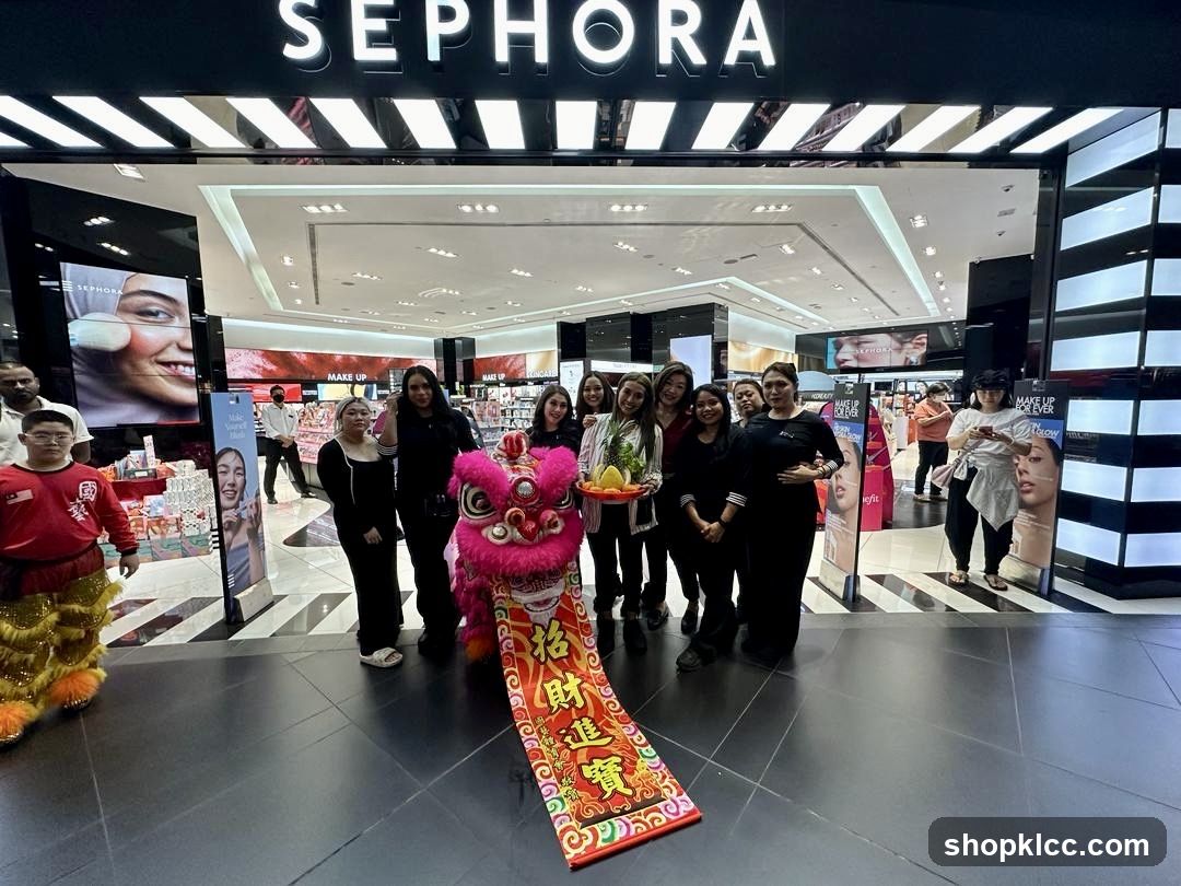 Sephora Storefront with Lion Dance