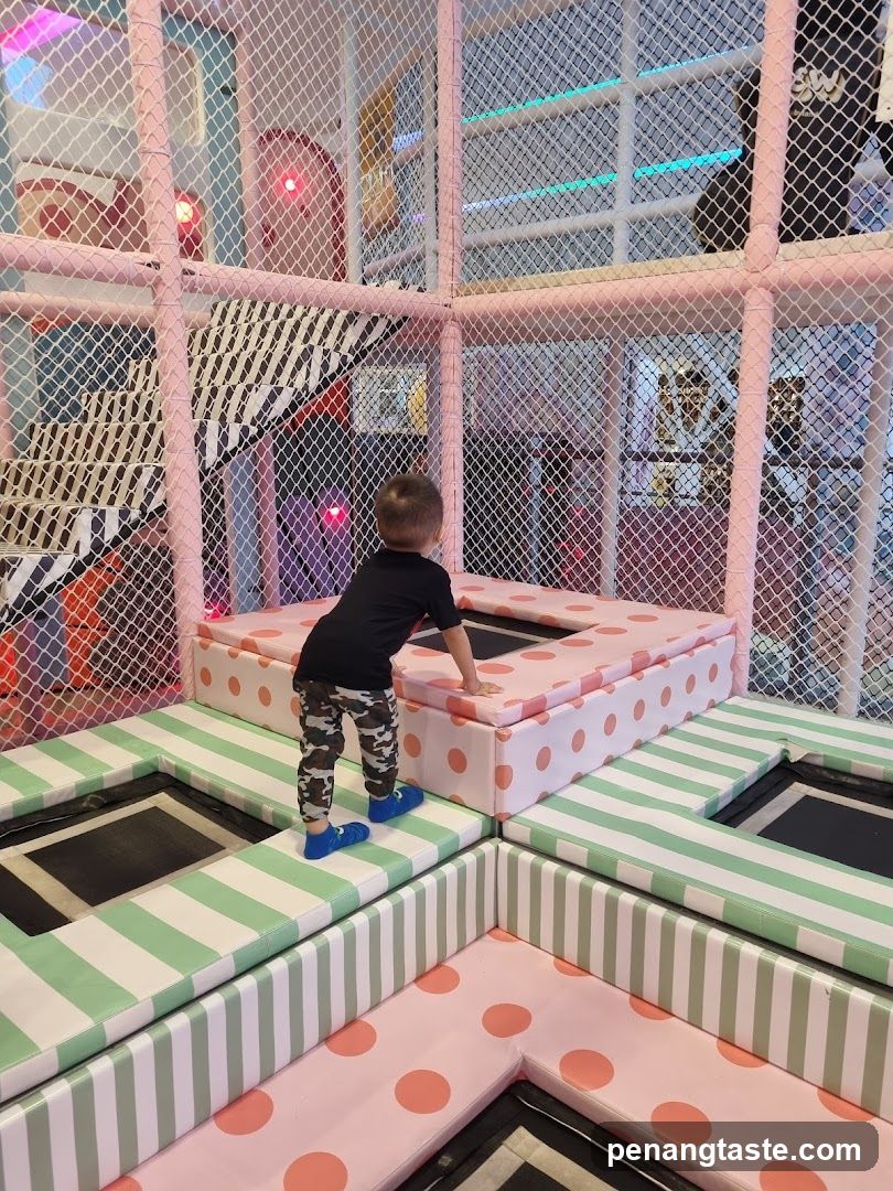 Indoor Playground with Trampolines