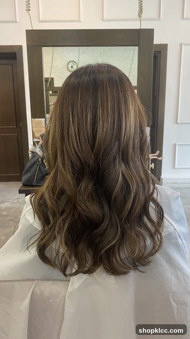 Woman's Hair After Coloring