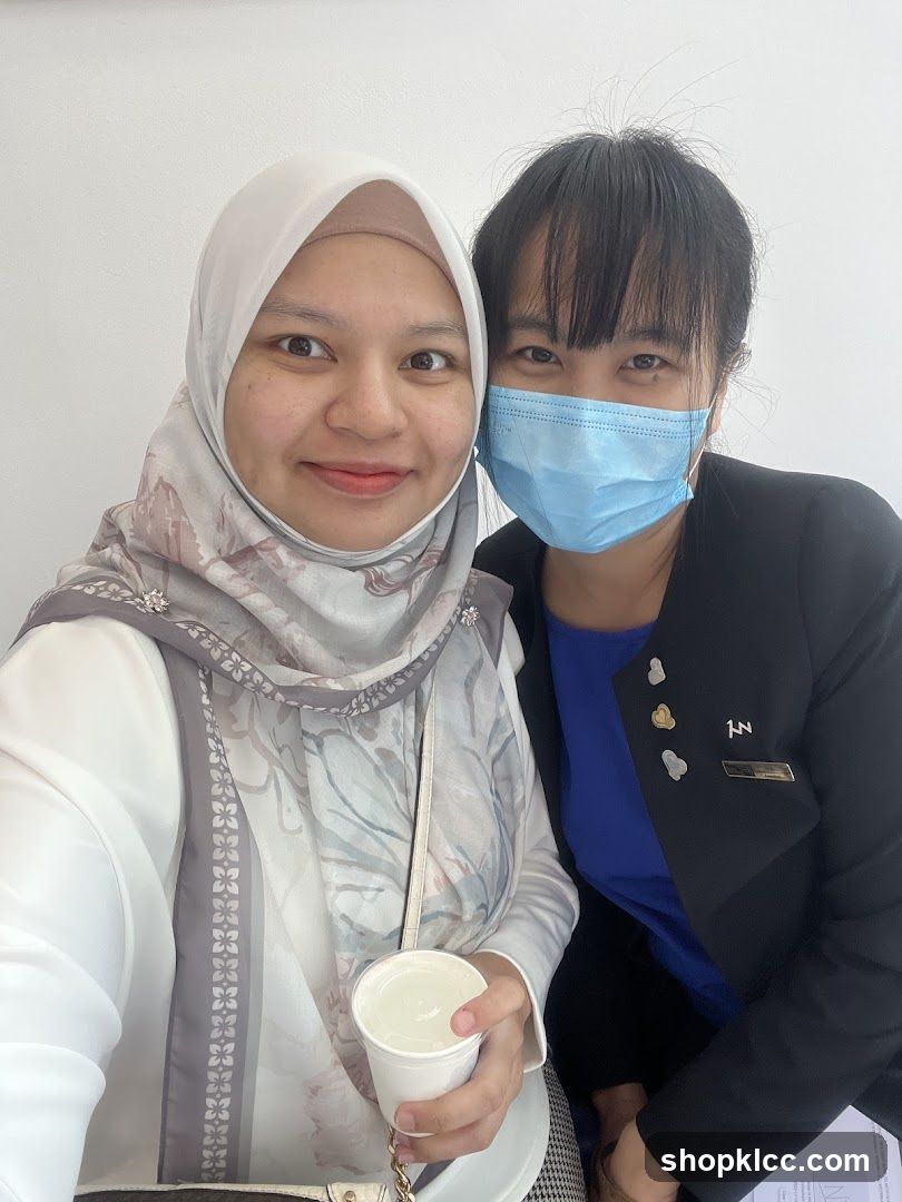 Two women posing for a selfie