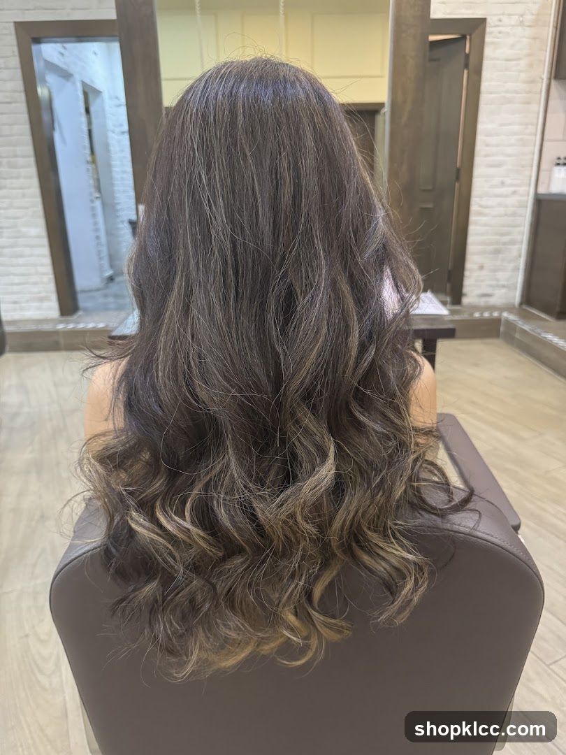 Woman with styled hair