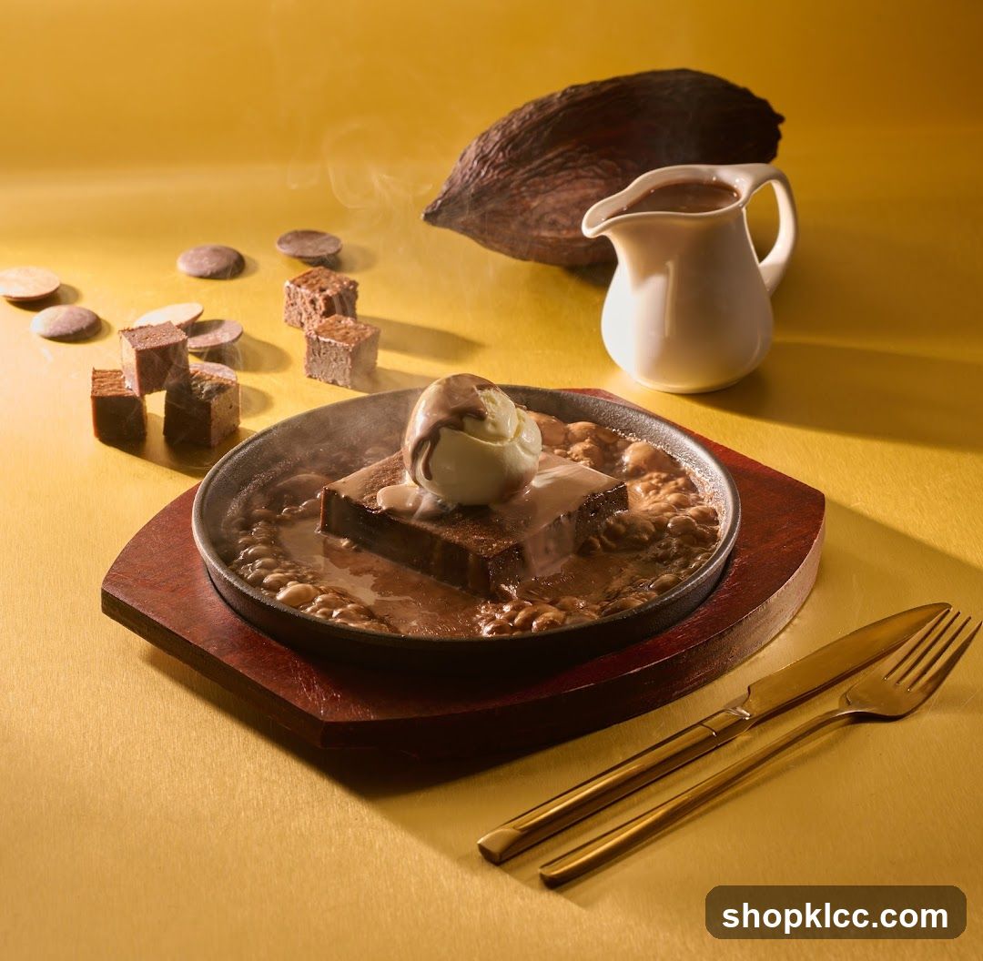 Sizzling Chocolate Brownie with Ice Cream